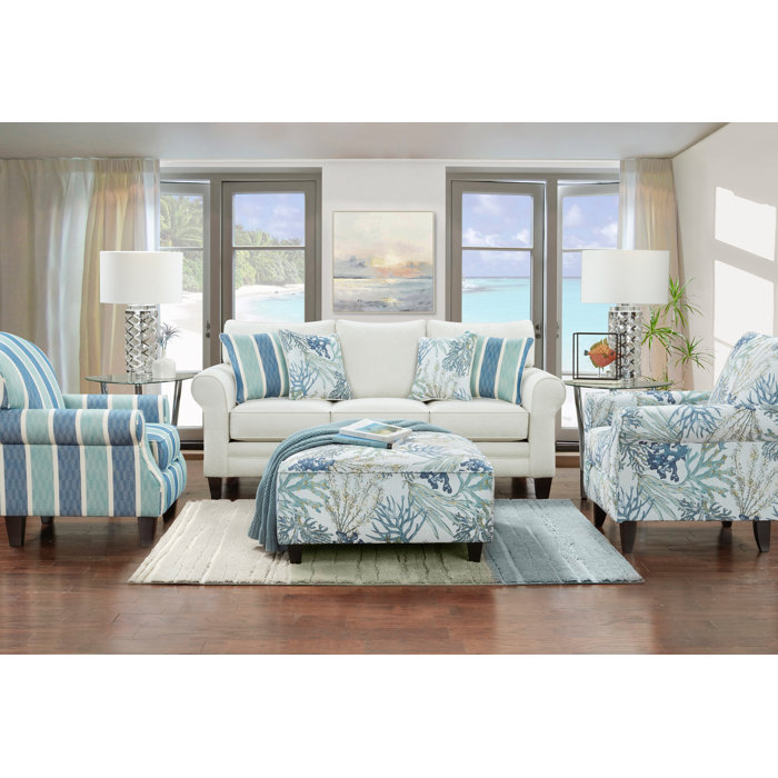 Beachcrest Home Reigate Upholstered Armchair & Reviews Wayfair